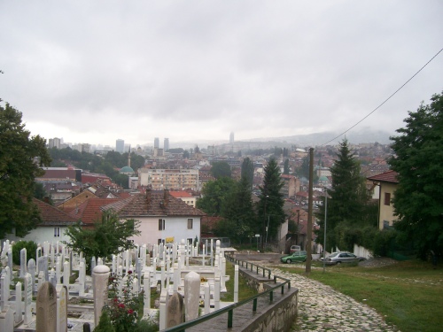 Vista desde el cementerio musulmán